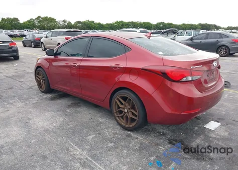 2015 Hyundai Elantra Se из США, поврежденный, VIN 5NPDH4AEXFH588903